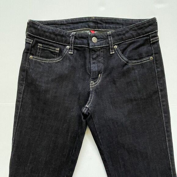 UJ Uniqlo Women Bootcut Mid-Rise Jeans Size 7 (25‎ x 34) Inseam 33" Stretch - Picture 2 of 12